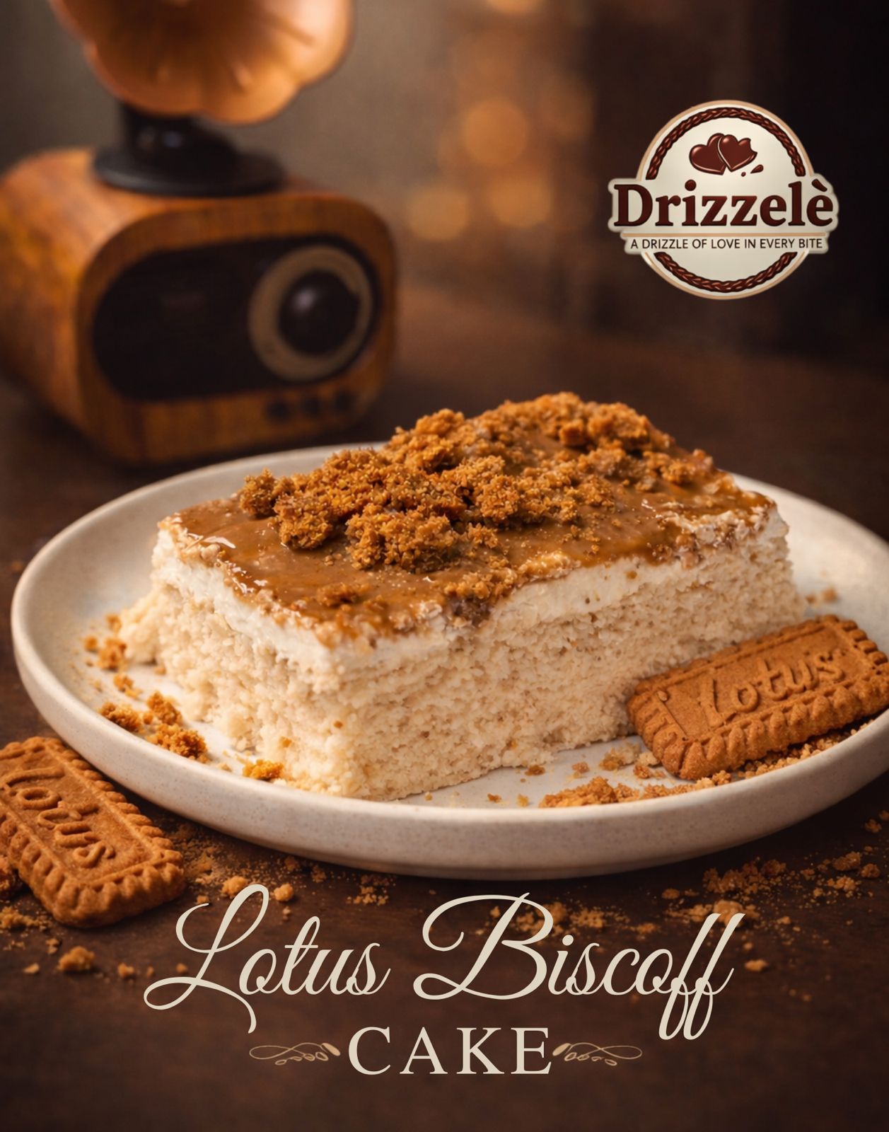 Lotus Biscoff Cake