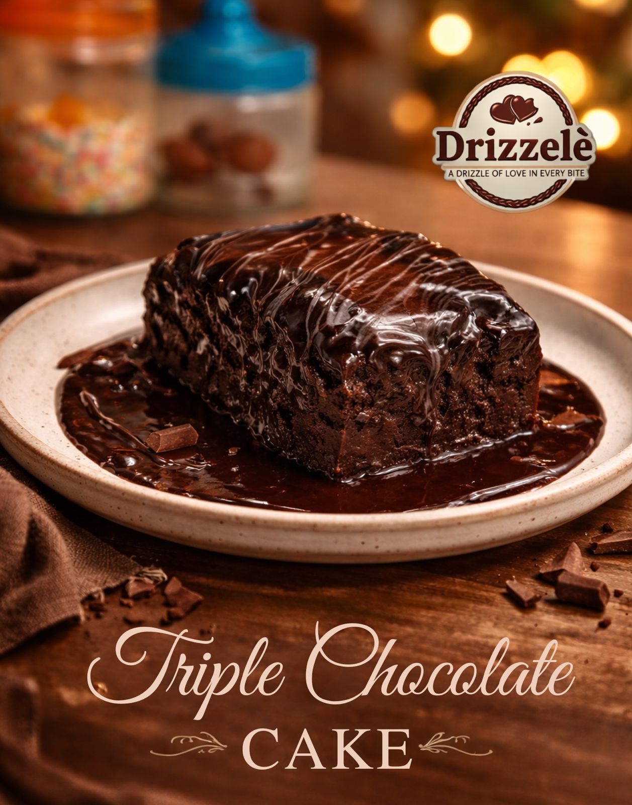 Triple Chocolate Cake